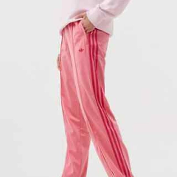 Adidas Pink and Red Flared Track Pants Size Large - Picture 6 of 12